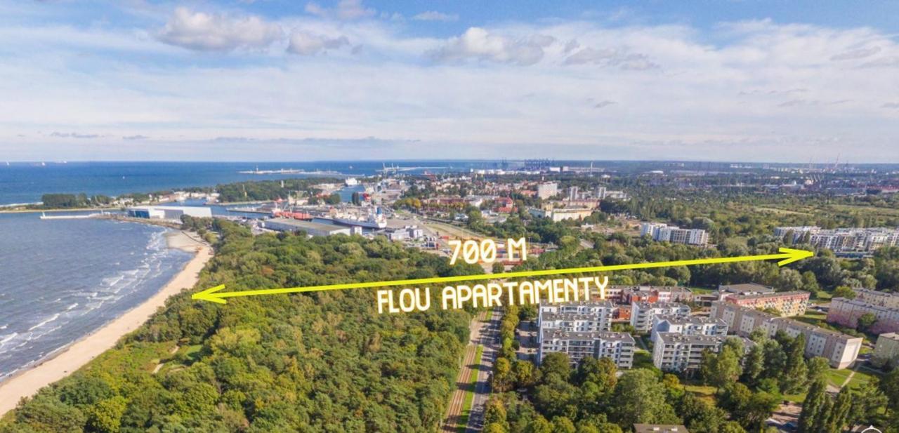 Wow Flou Przystan Letnica Apartamenty 700M Plaza Gdańsk Exterior foto